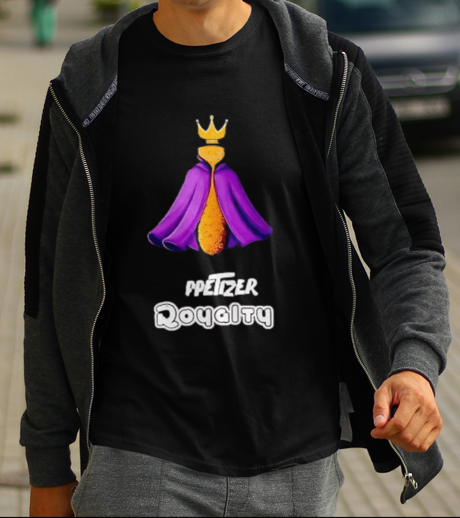 Crowned Nugget Appetizer Royalty Kingscape T-Shirt