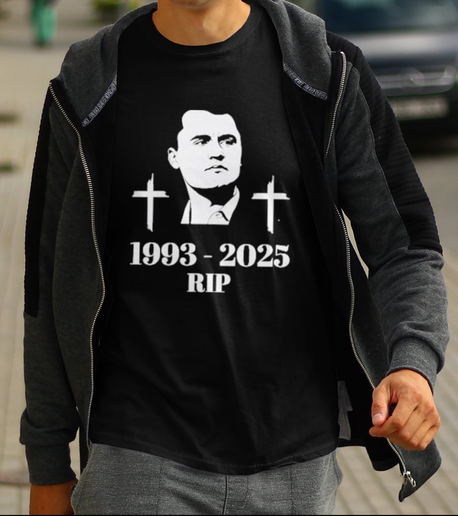 Charlie Kirk Rip 1993 2025 Memorial T-Shirt