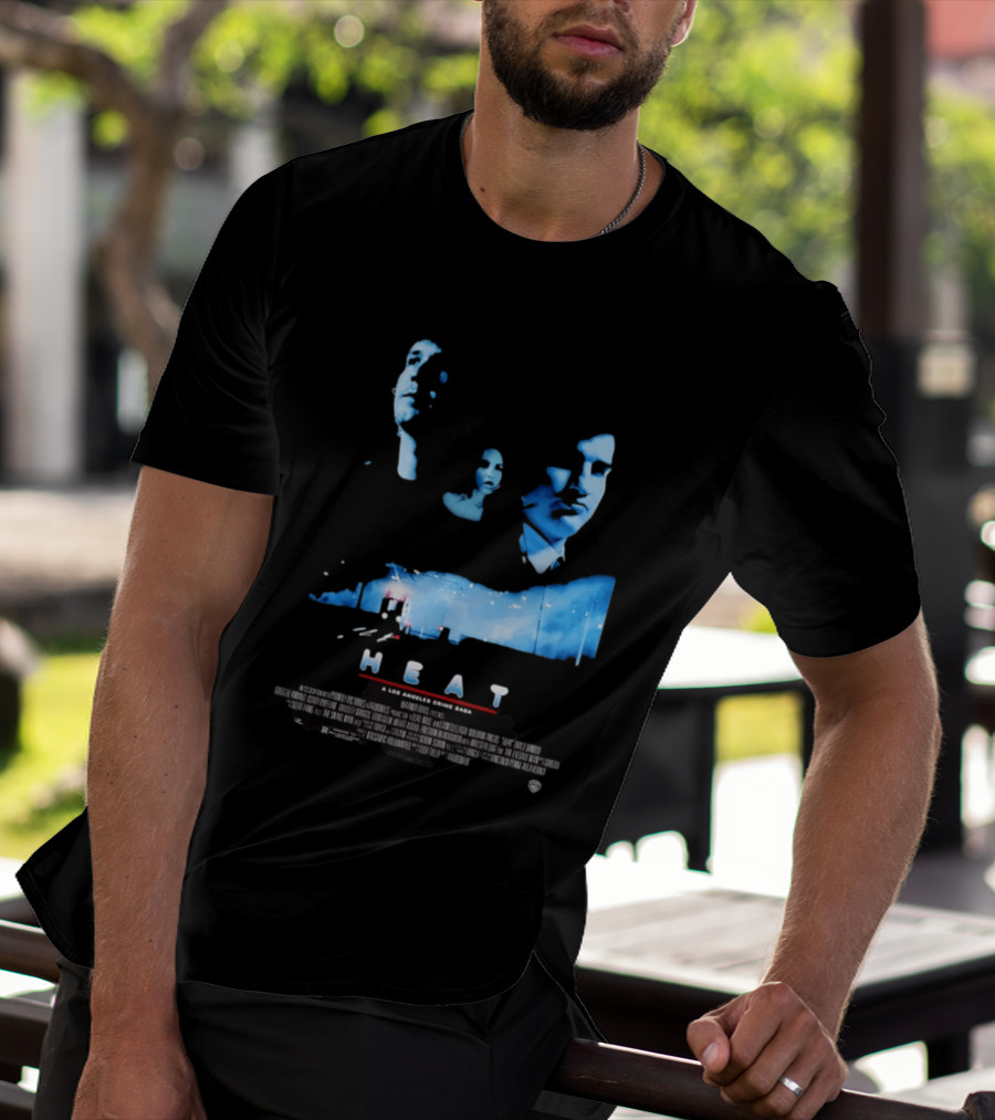 Heat A Los Angeles Crime Saga Luke Null Film Visages And Cityscape T-Shirt