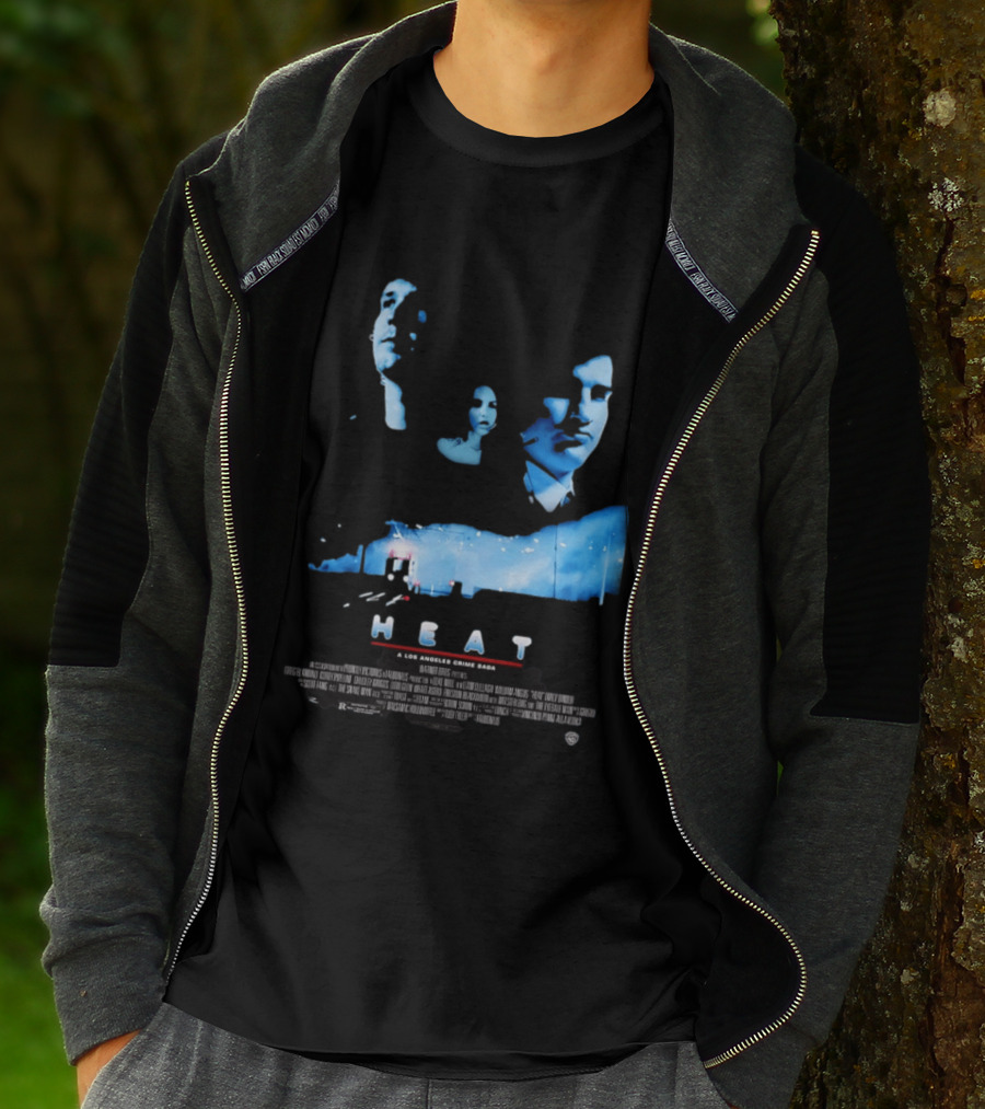 Heat A Los Angeles Crime Saga Luke Null Film Visages And Cityscape T-Shirt