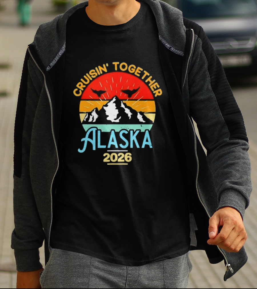 Cruisin Together Alaska 2026 Mountain Adventure T-Shirt