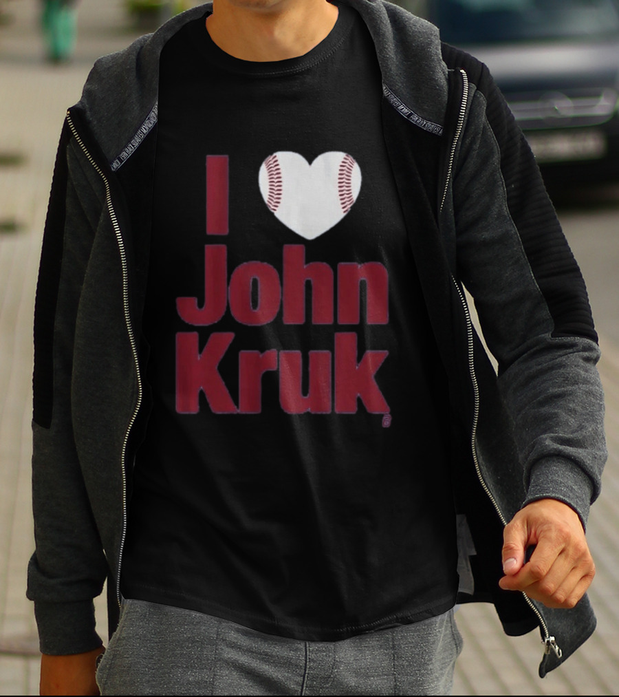 I Heart John Kruk Baseball Fan Favorite T-Shirt