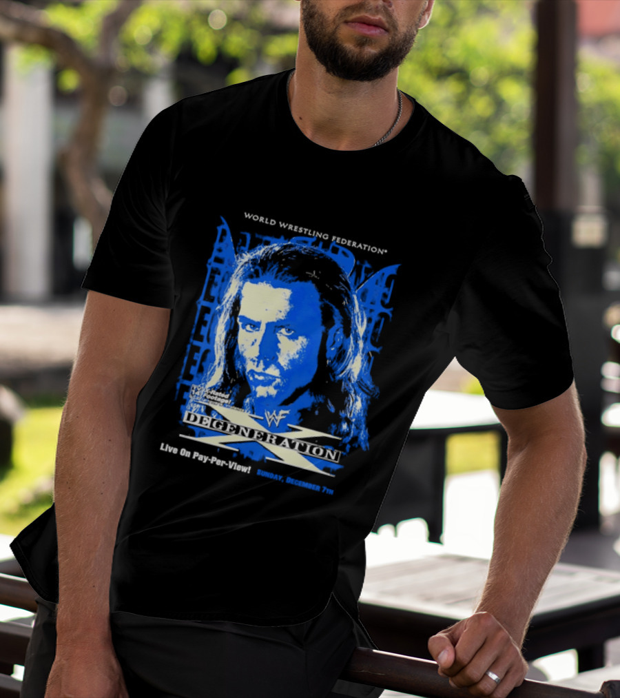 World Wrestling Federation DX Shawn Michaels D Generation X In Your House Pay Per View T-Shirt
