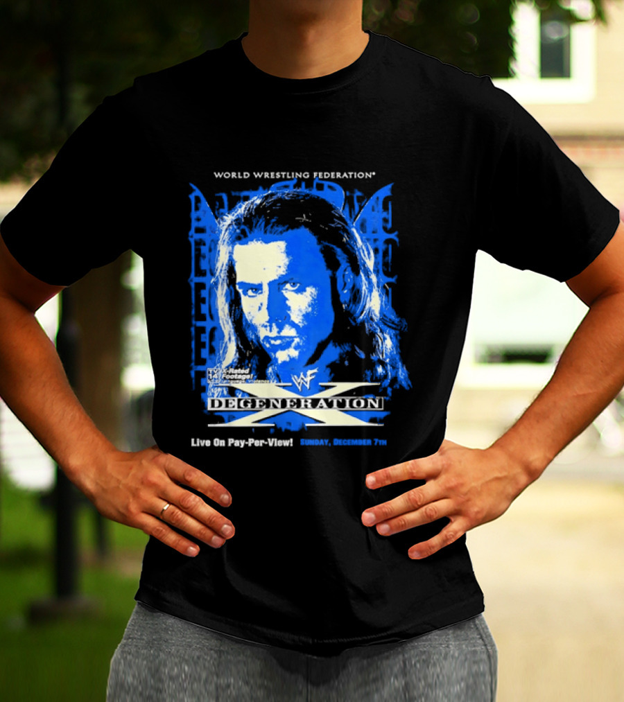 World Wrestling Federation DX Shawn Michaels D Generation X In Your House Pay Per View T-Shirt