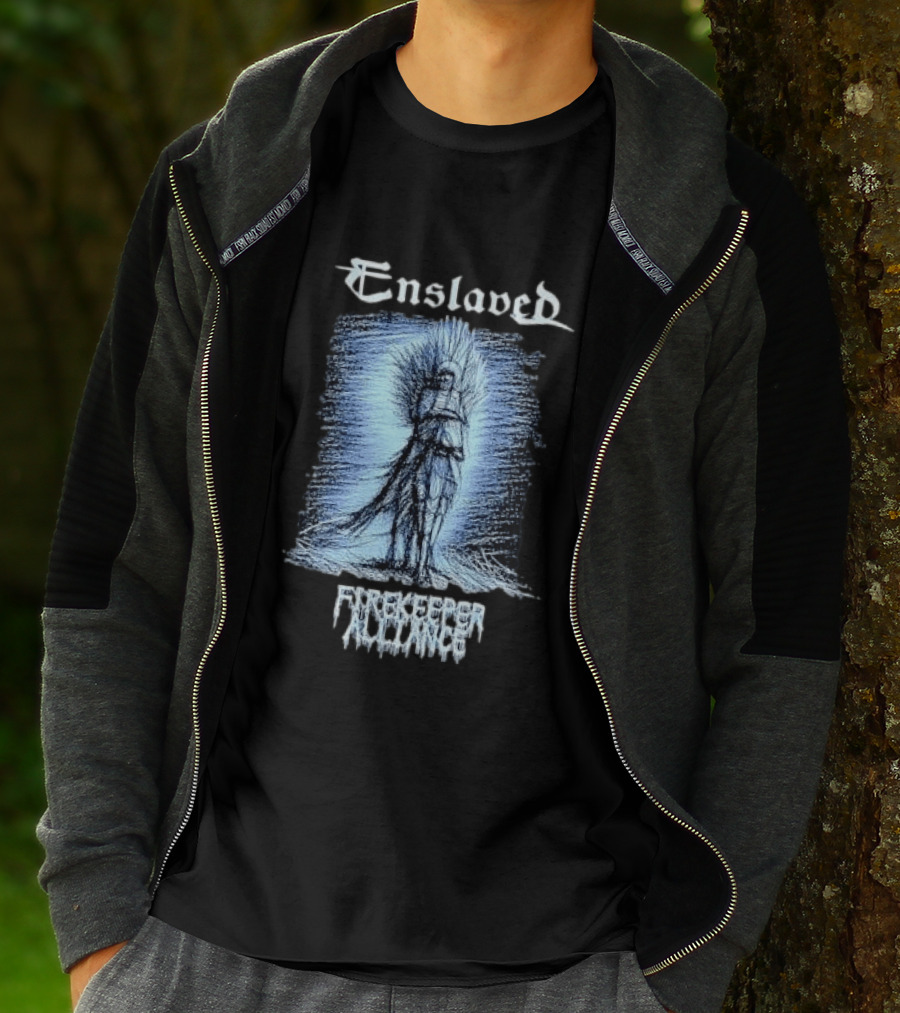 Enslaved Firekeeper Alliance Heavy Metal Band T-Shirt
