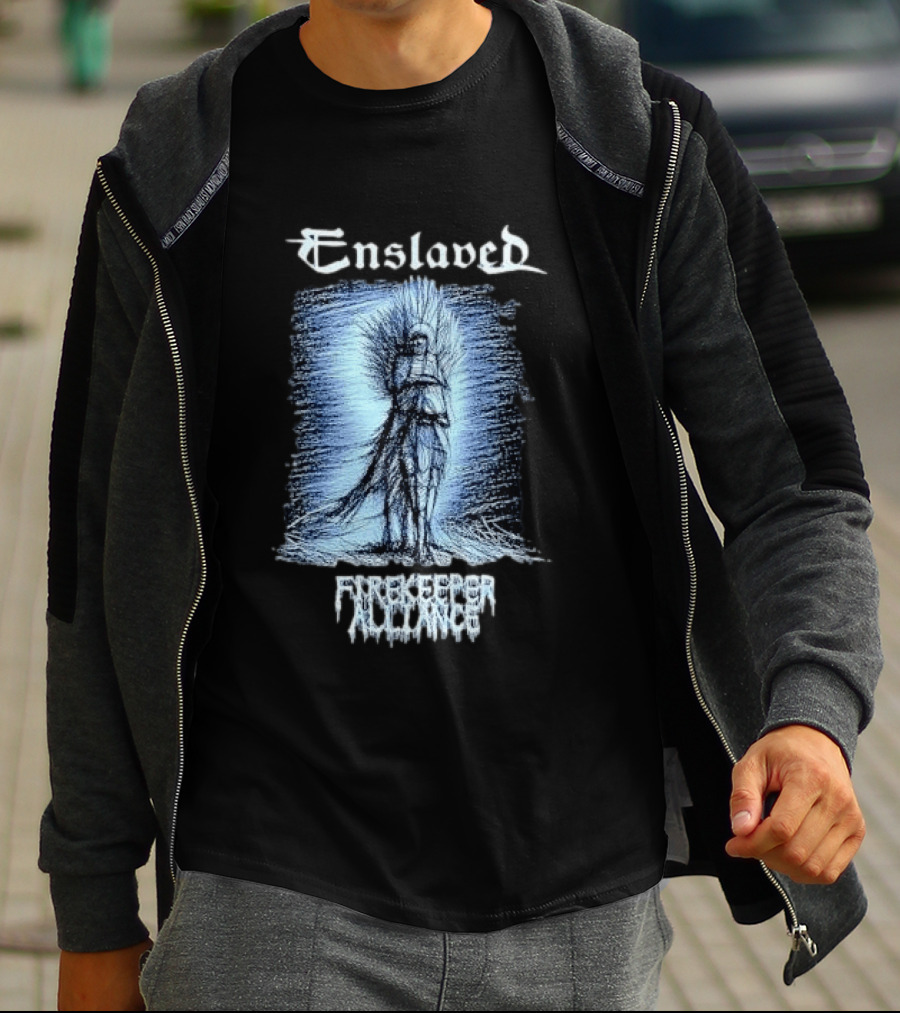 Enslaved Firekeeper Alliance Heavy Metal Band T-Shirt