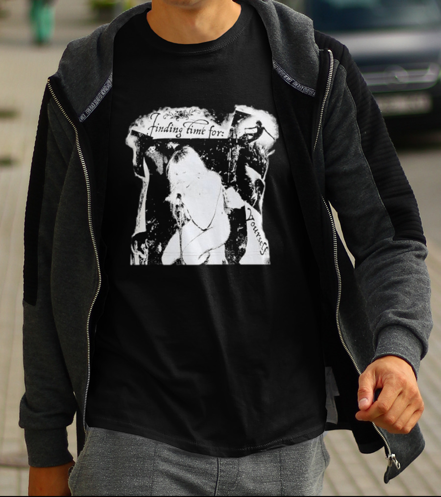 Finding Time For Yourself Singing Woman Retro Vibe T-Shirt