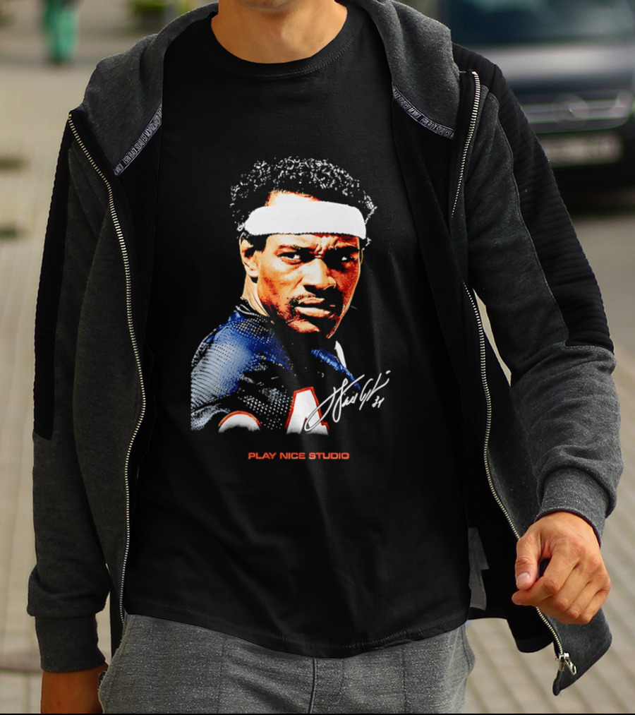 Neville Gallimore Walter Payton 34 Chicago Play Nice Studio T-Shirt