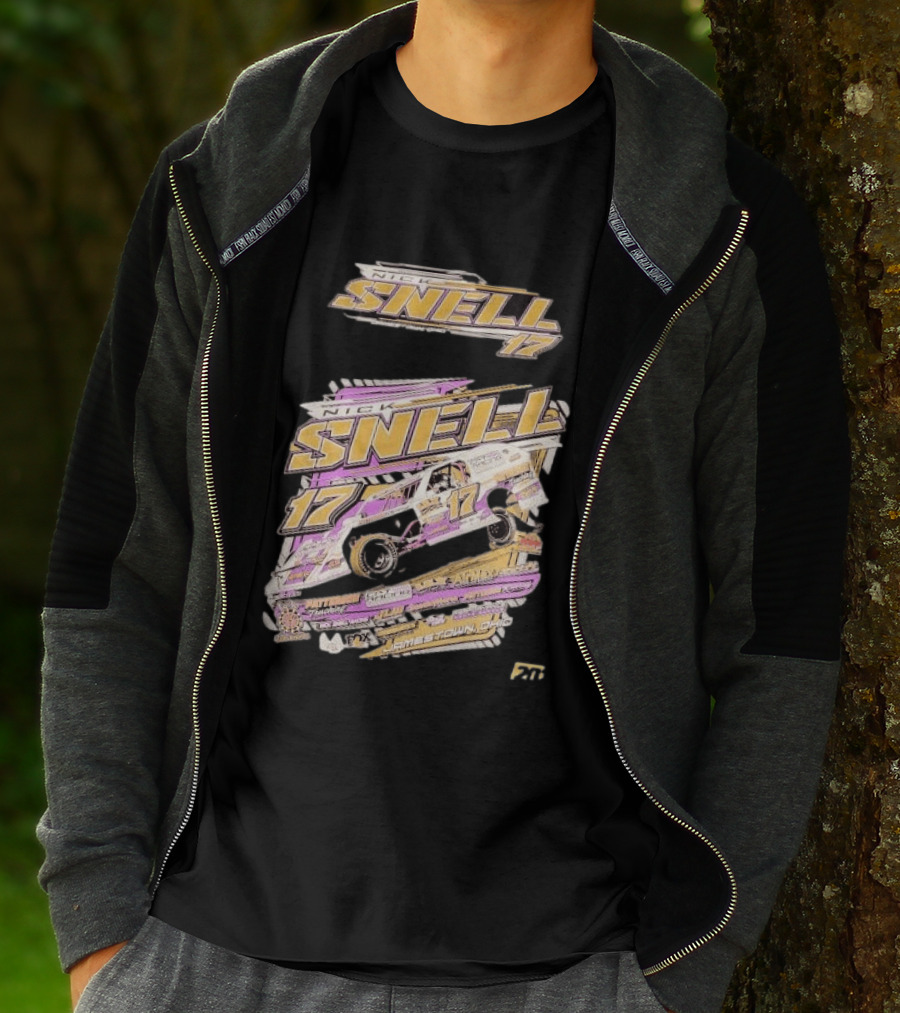 Nick Snell 17 Jamestown Ohio Racing 2024 T-Shirt