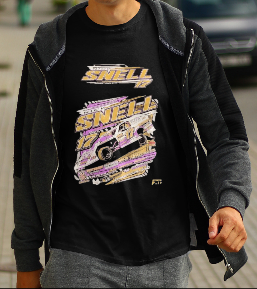 Nick Snell 17 Jamestown Ohio Racing 2024 T-Shirt