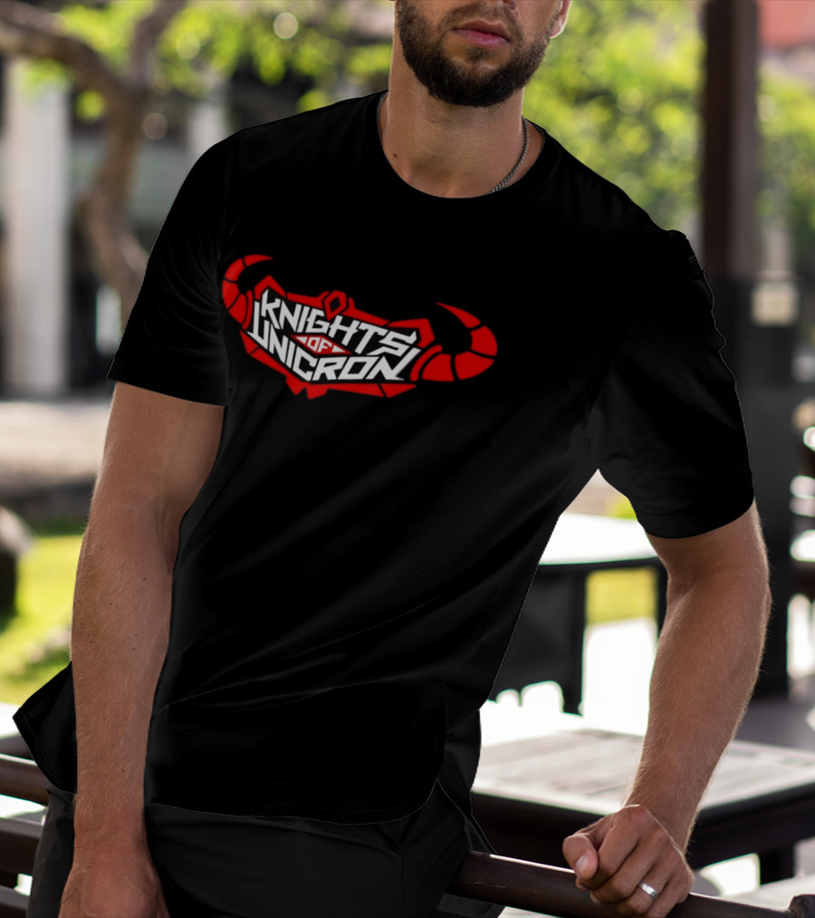 Knights Of Unicron Transformers Soundtrack Band Logo Horns T-Shirt