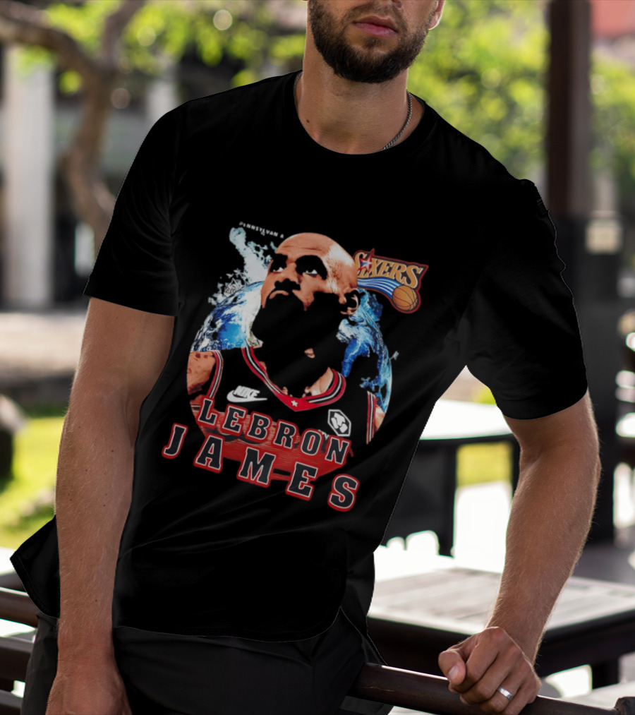 Philadelphia 76ers Nike LeBron James Mashup T-Shirt
