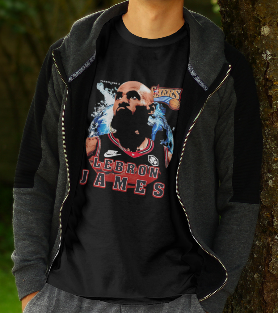 Philadelphia 76ers Nike LeBron James Mashup T-Shirt