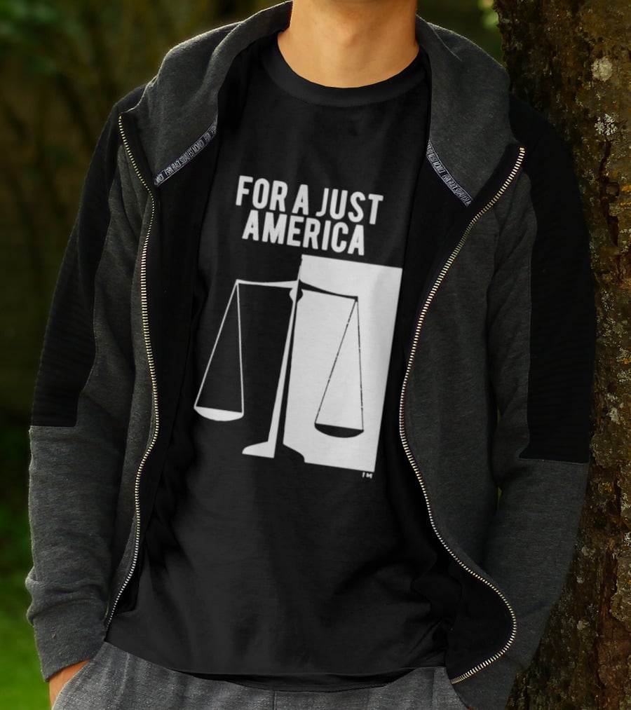Resist For A Just America Scales Of Justice T-Shirt