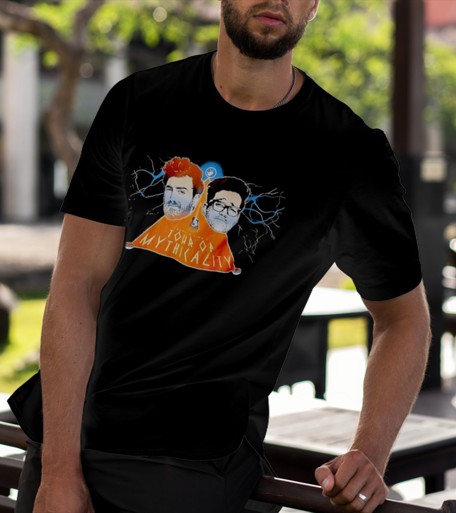 Rhett & Link Ear Biscuits Tour Of Mythicality Lightning T-Shirt