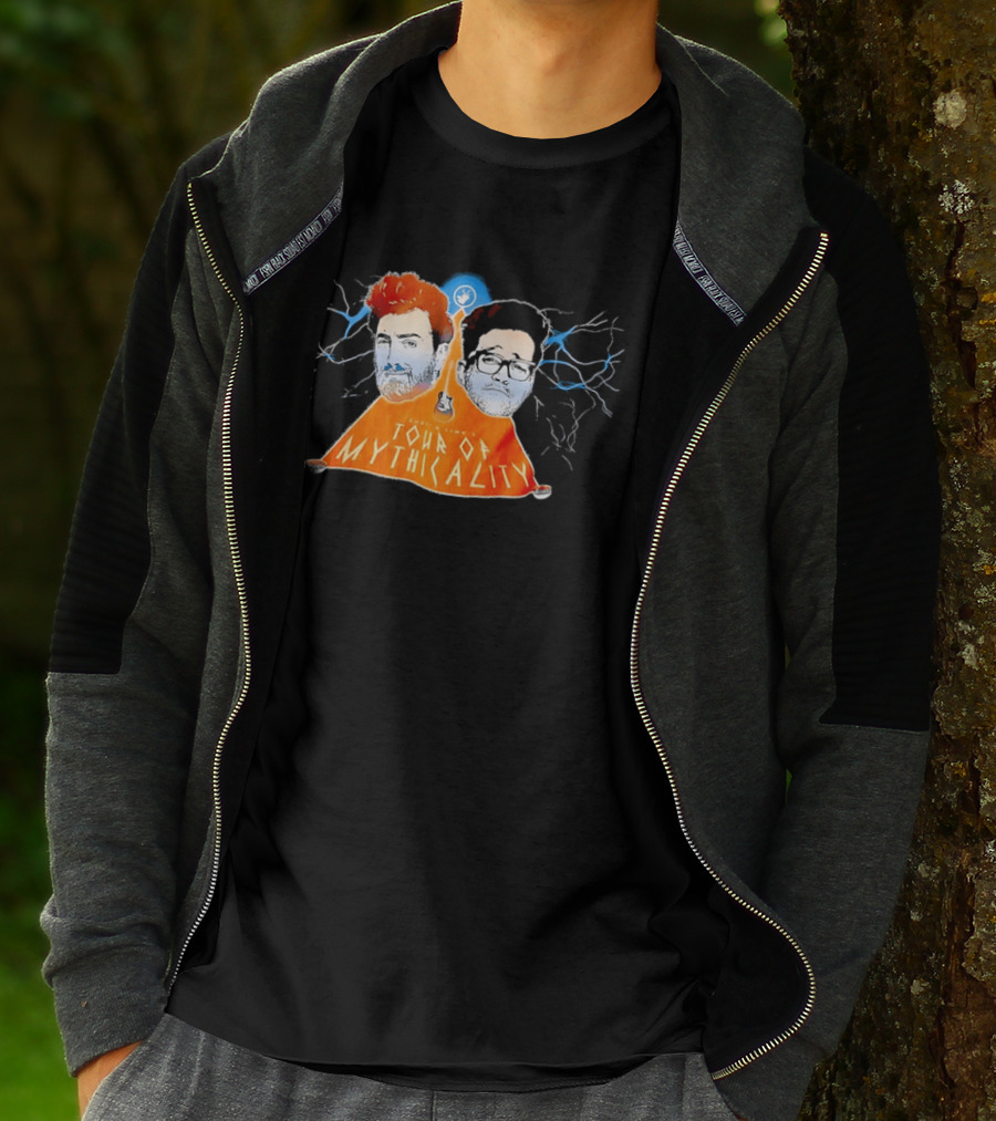 Rhett & Link Ear Biscuits Tour Of Mythicality Lightning T-Shirt