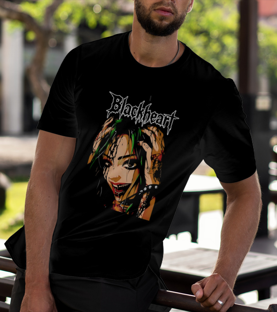 Shotzi Blackheart Knows Blackheart Green Hair T-Shirt