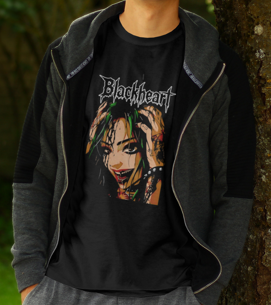 Shotzi Blackheart Knows Blackheart Green Hair T-Shirt