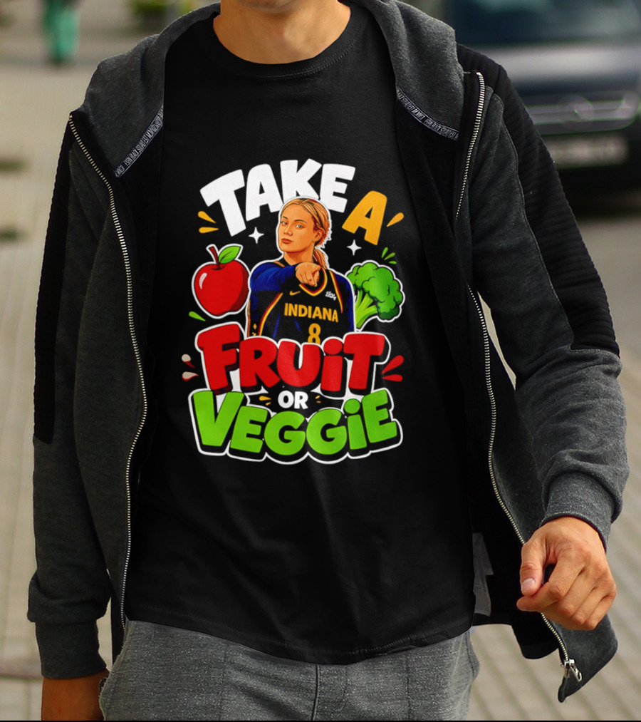 Take A Fruit Or Veggie Indiana 8 T-Shirt