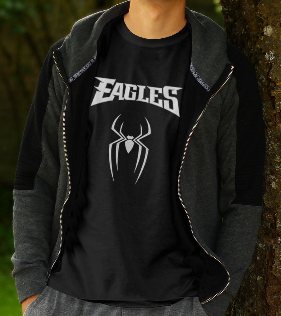 Philadelphia Eagles Spider Man Collaboration T-Shirt