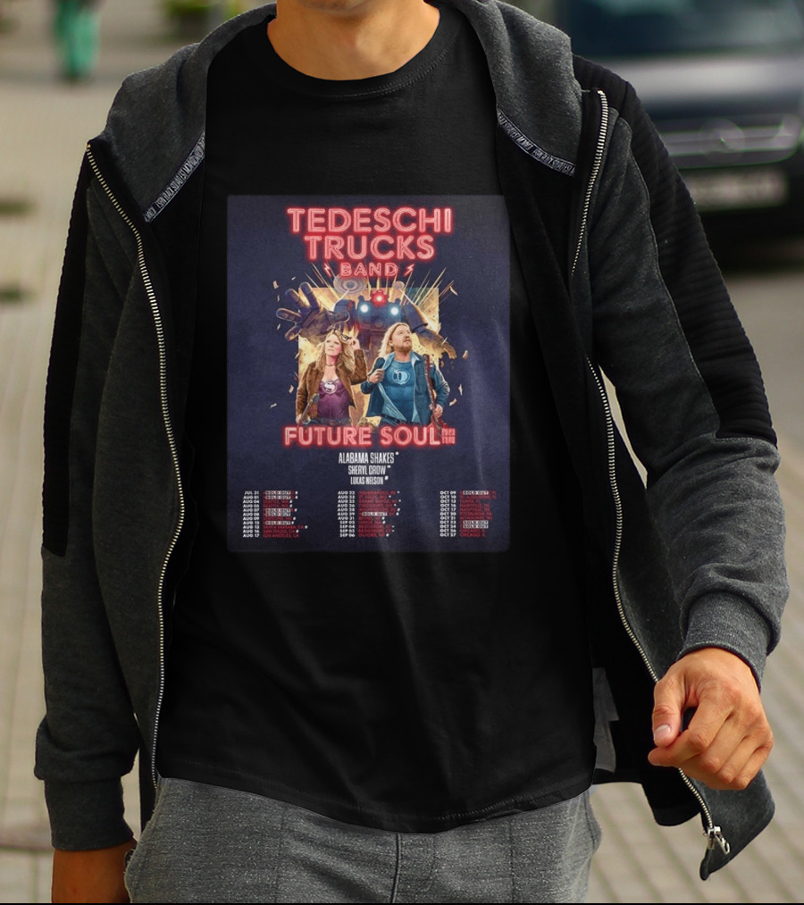 Tedeschi Trucks Band Future Soul 2026 Tour Dates Alabama Shakes Sheryl Crow Lukas Nelson T-Shirt