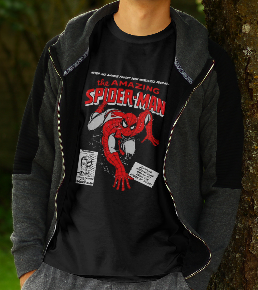 Never Has Anyone Fought Such Merciless Foes As The Amazing Spider Man Marvel Superhero T-Shirt