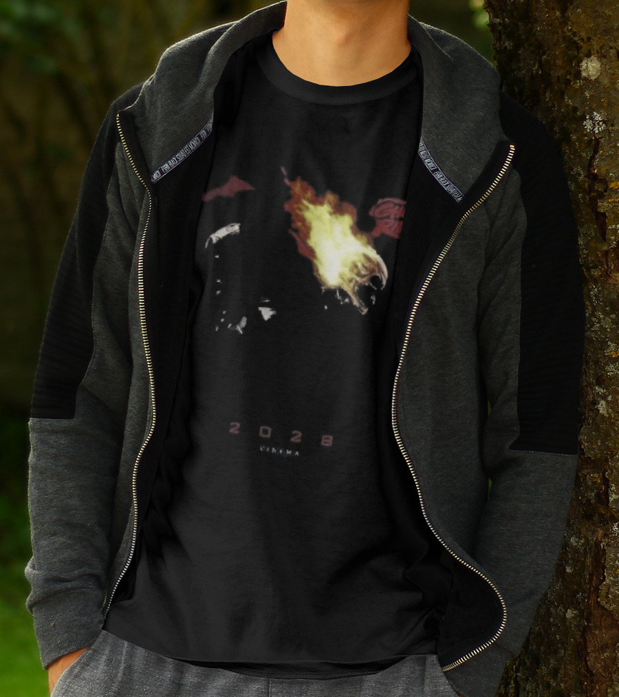 2028 Cinema The Batman Part II X Ghost Rider Fire T-Shirt