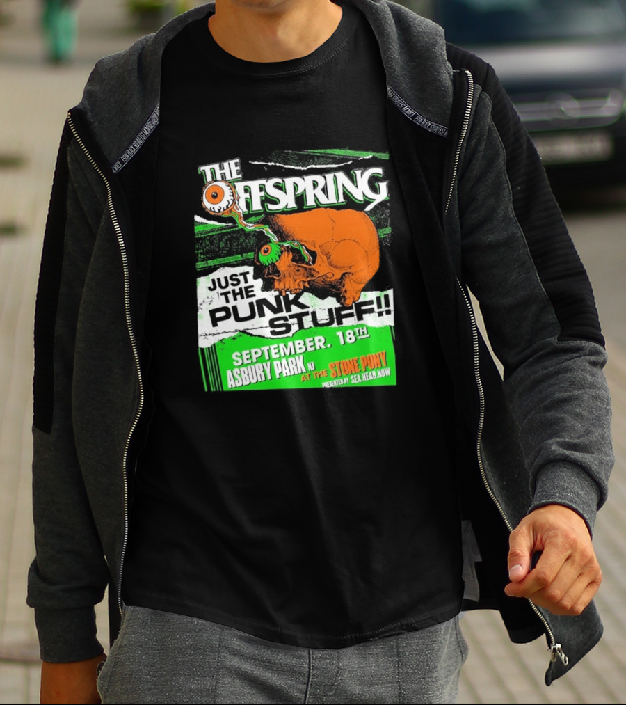 The Offspring Just The Punk Stuff Asbury Park NJ Stone Pony September 18th T-Shirt