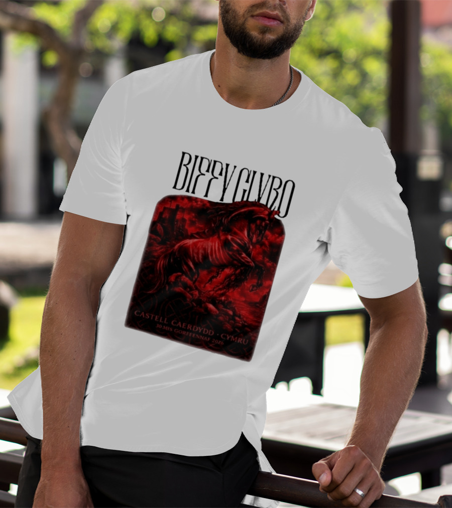Biffy Clyro Castell Caerdydd Cymru 30 Mis Gorffennaf 2026 T-Shirt