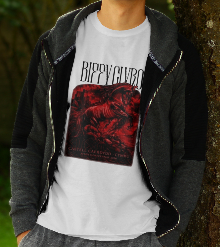 Biffy Clyro Castell Caerdydd Cymru 30 Mis Gorffennaf 2026 T-Shirt