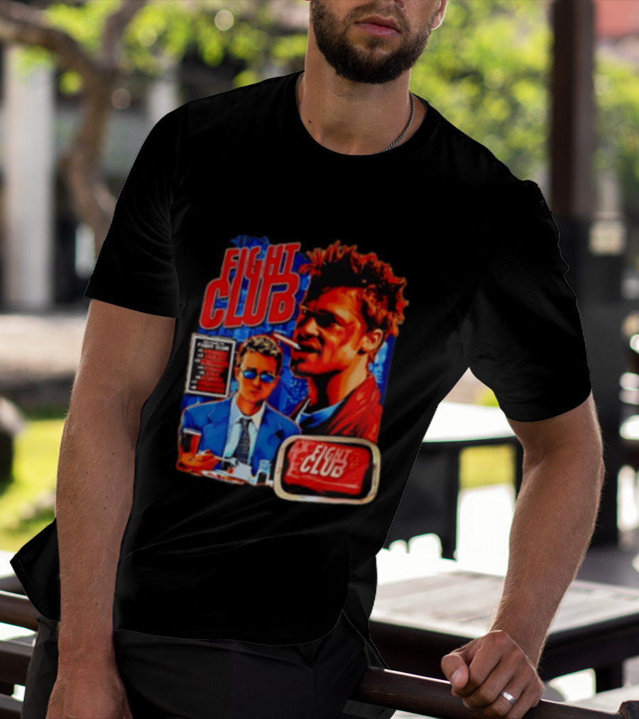 Tyler Durden The Narrator Fight Club Welcome To Fight Club Do Not Talk About T-Shirt