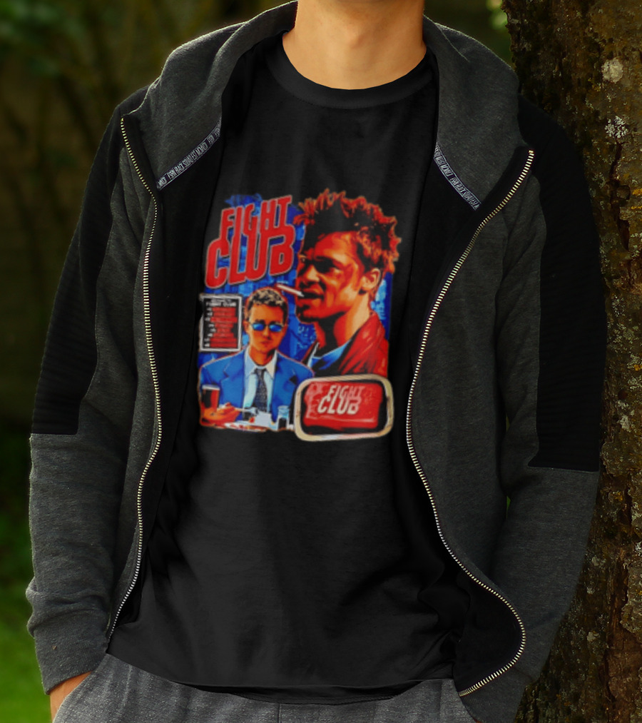Tyler Durden The Narrator Fight Club Welcome To Fight Club Do Not Talk About T-Shirt