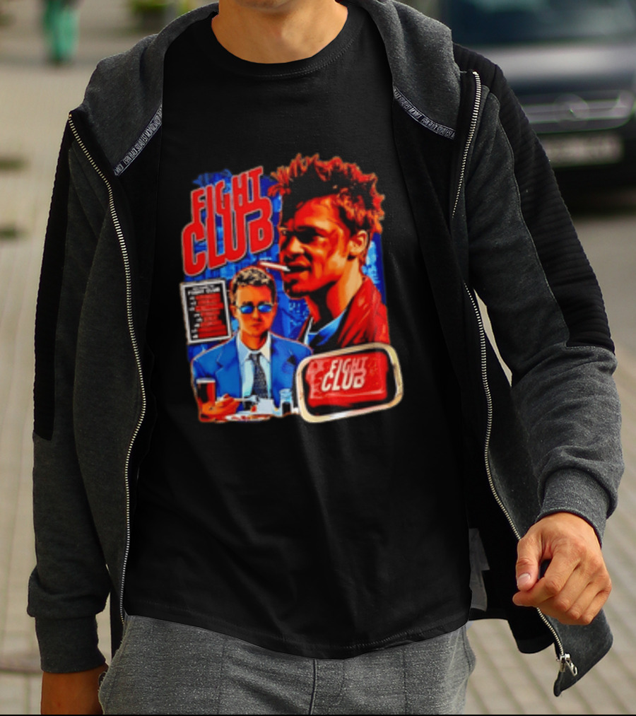 Tyler Durden The Narrator Fight Club Welcome To Fight Club Do Not Talk About T-Shirt