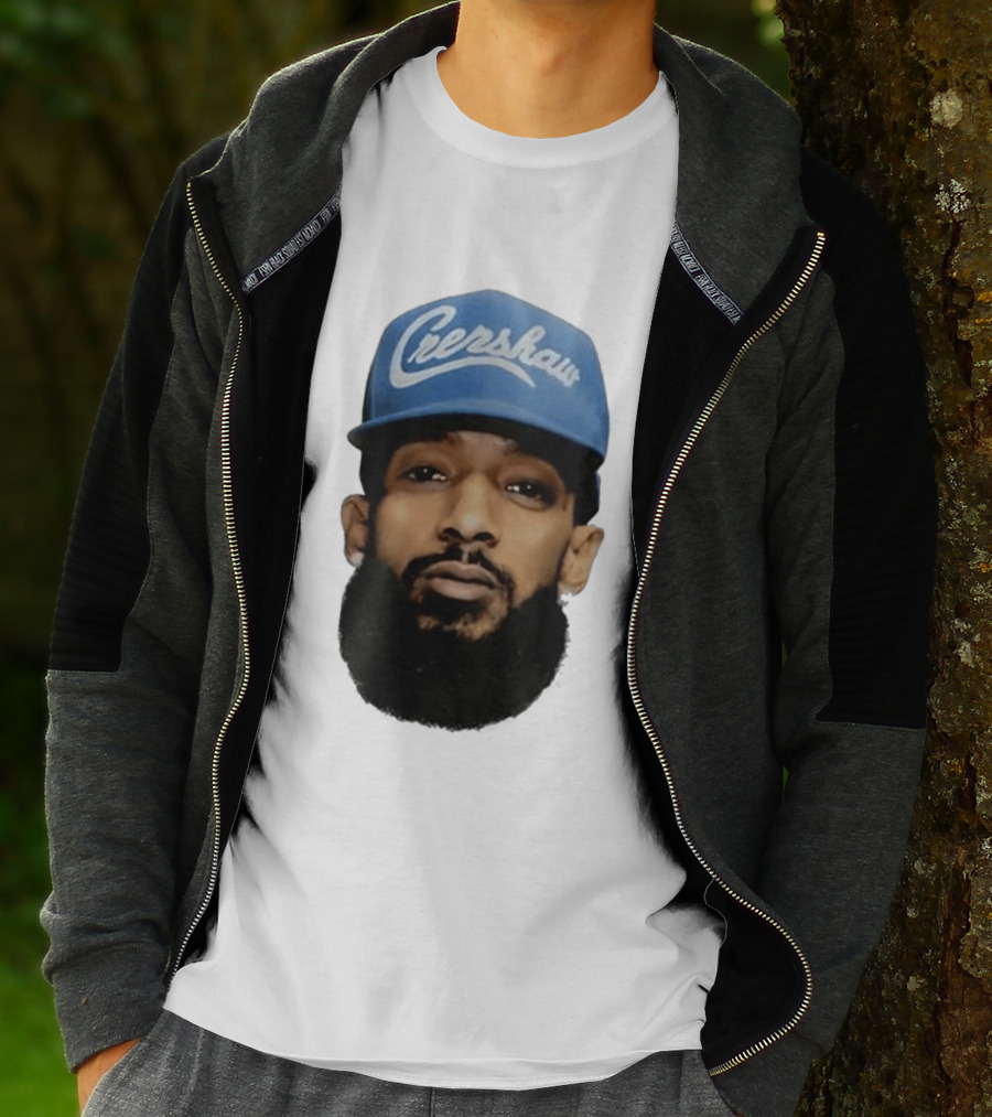 Nipsey Hussle Crenshaw Blue Cap T-Shirt