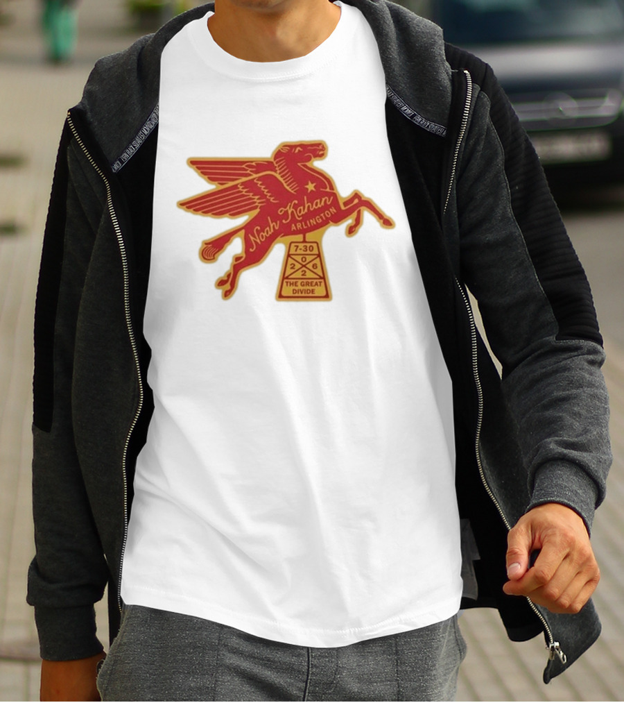 Noah Kahan Arlington July 30 2026 The Great Divide Pegasus T-Shirt