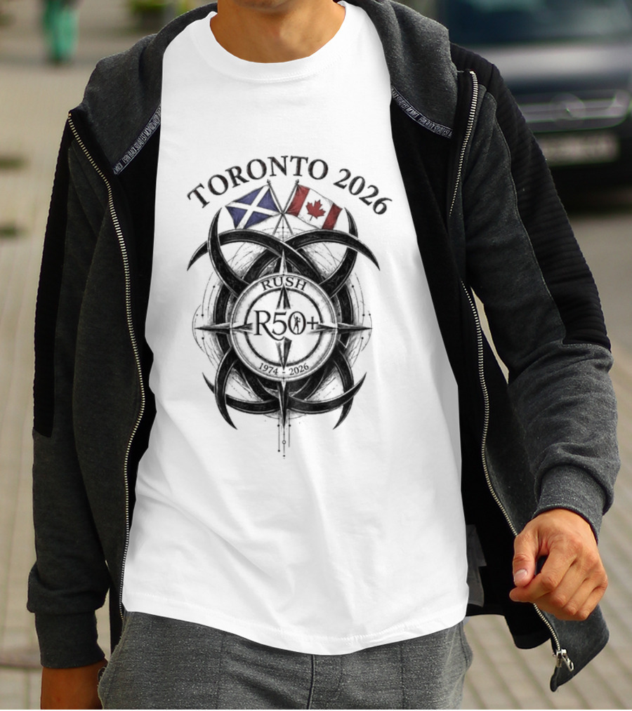 Toronto 2026 Rush R50 Celebration With Flags T-Shirt