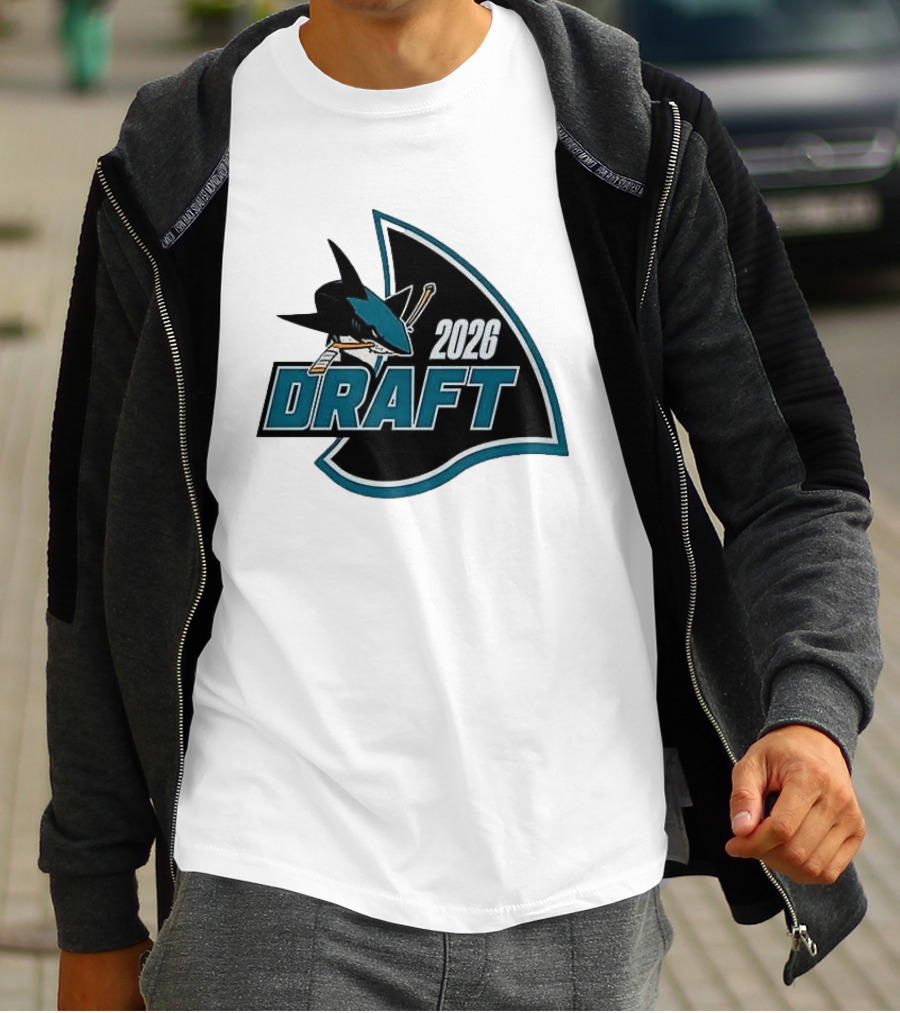 San Jose Sharks 2026 Draft Macklin Celebrini #71 T-Shirt