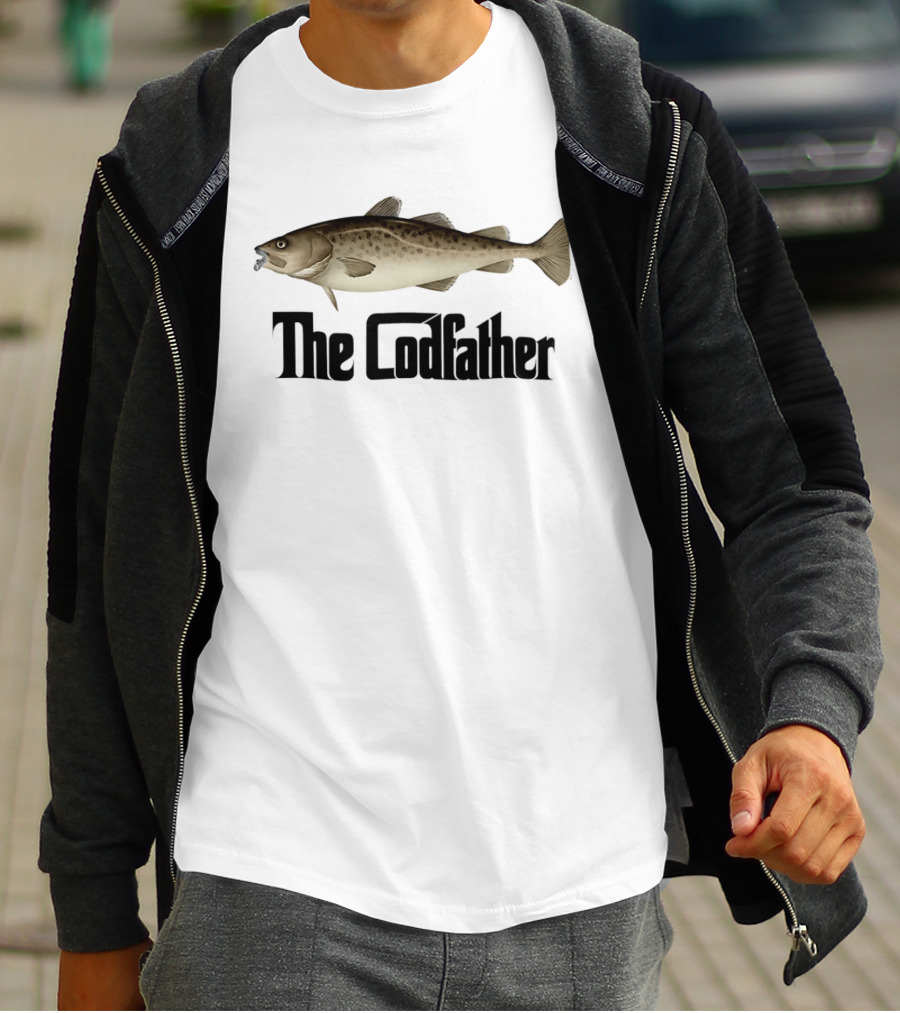 The Codfather Fish Pun Cod The Godfather Humor T-Shirt