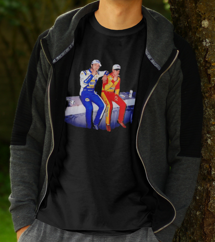 Chase Elliott Joey Logano Smoking NAPA Shell Pennzoil Hendrick Carscom T-Shirt