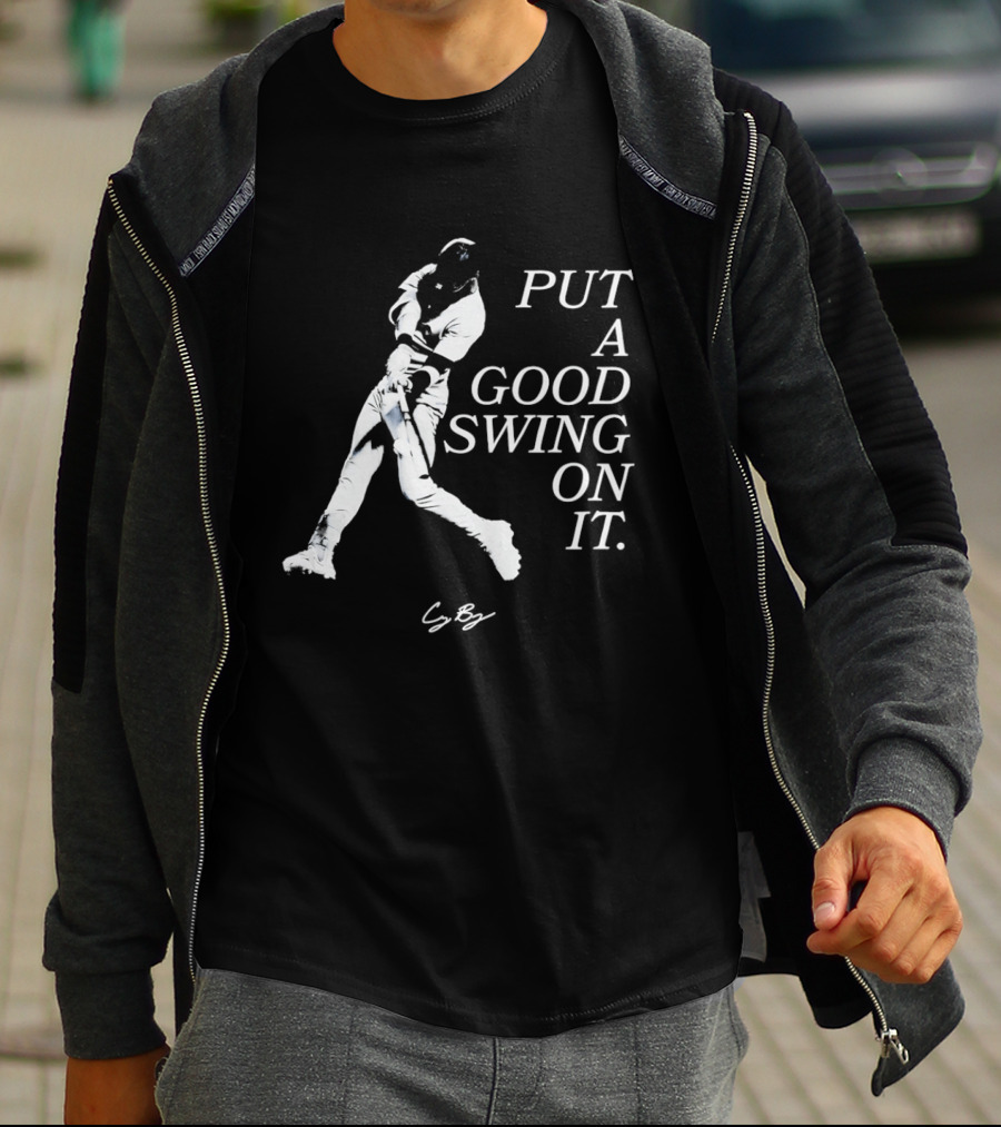 Cody Bellinger Put A Good Swing On It T-Shirt