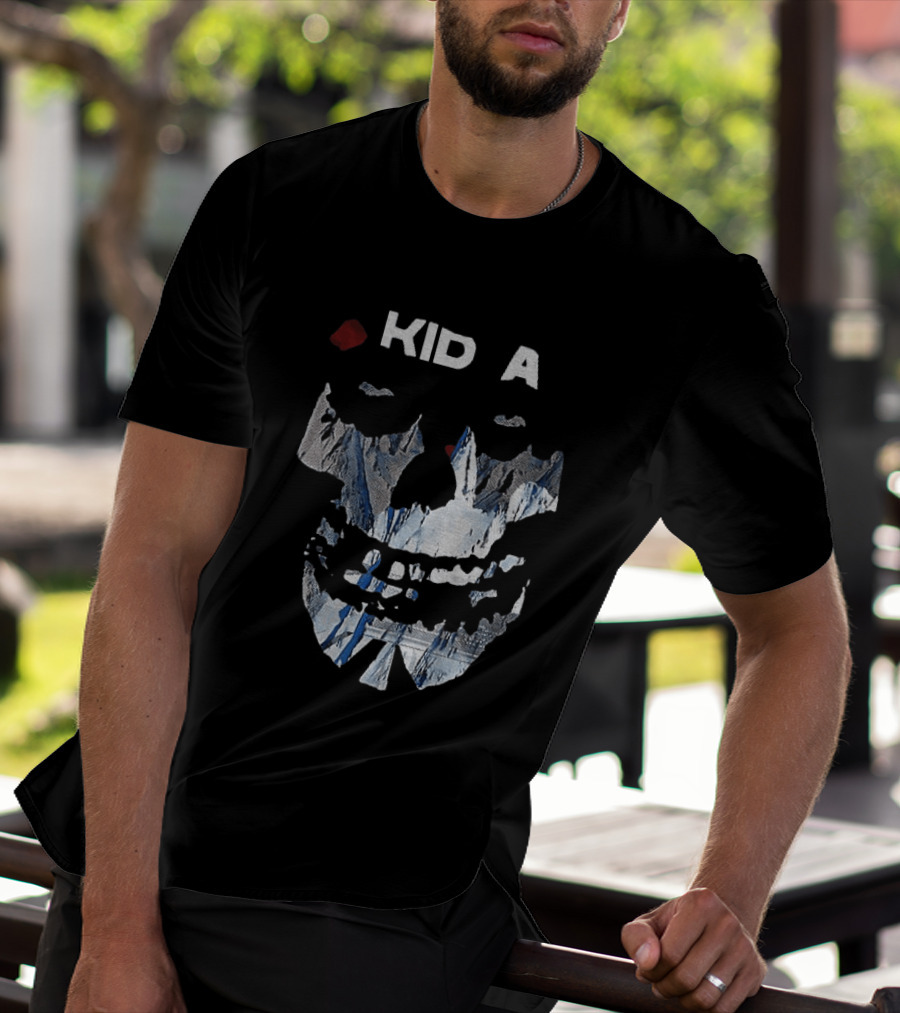 Kid A Fiend Skull Meme T-Shirt