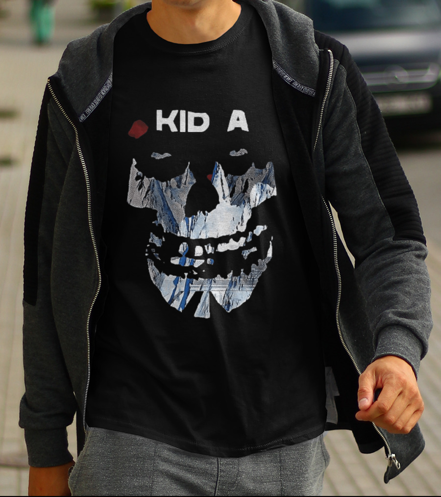 Kid A Fiend Skull Meme T-Shirt