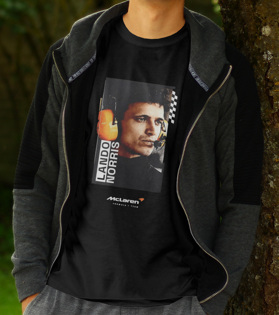 Lando Norris McLaren Formula 1 Team Racing Headset T-Shirt