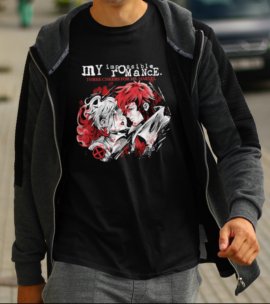 MY Impossible Romance Three Cheers For Ms Marvel X Men T-Shirt