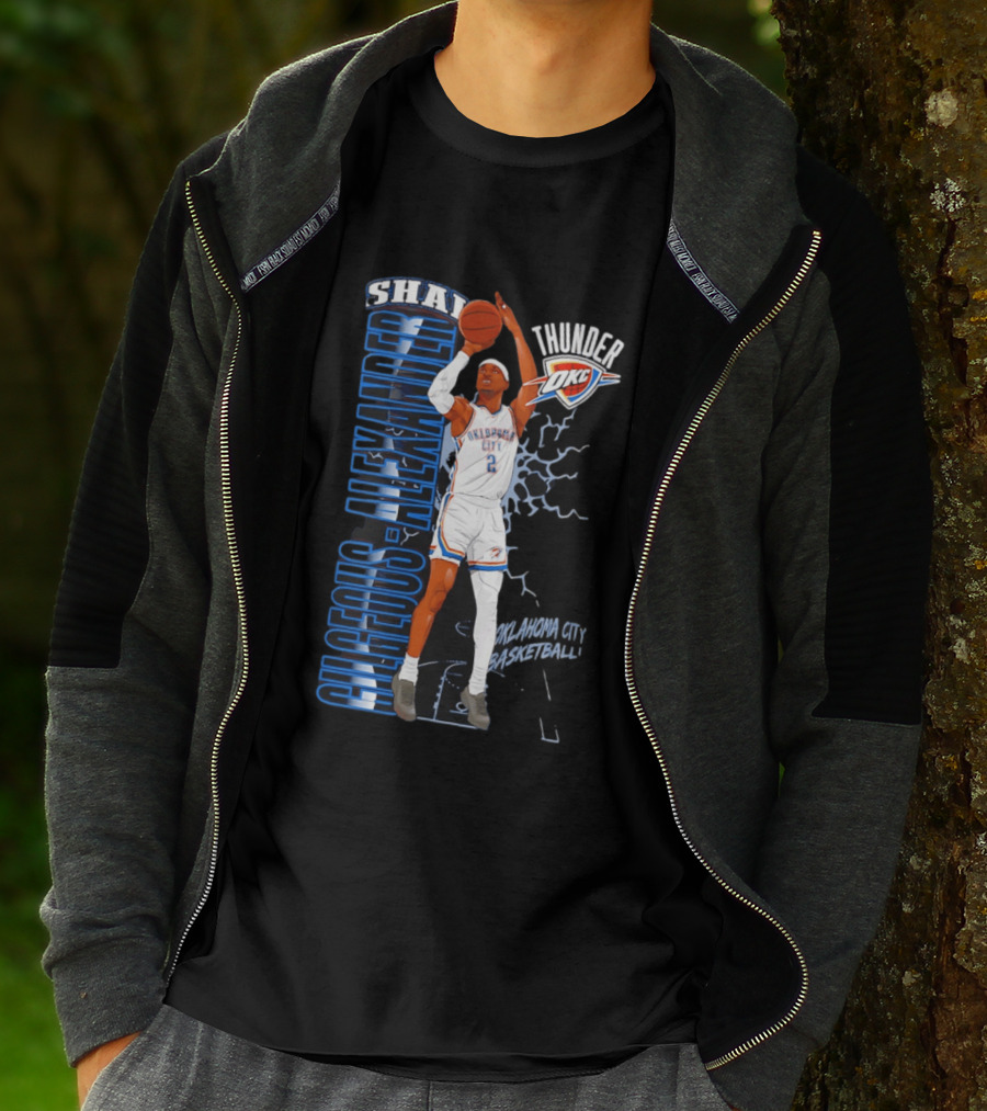 Shai Gilgeous Alexander Oklahoma City Thunder Basketball OKC T-Shirt