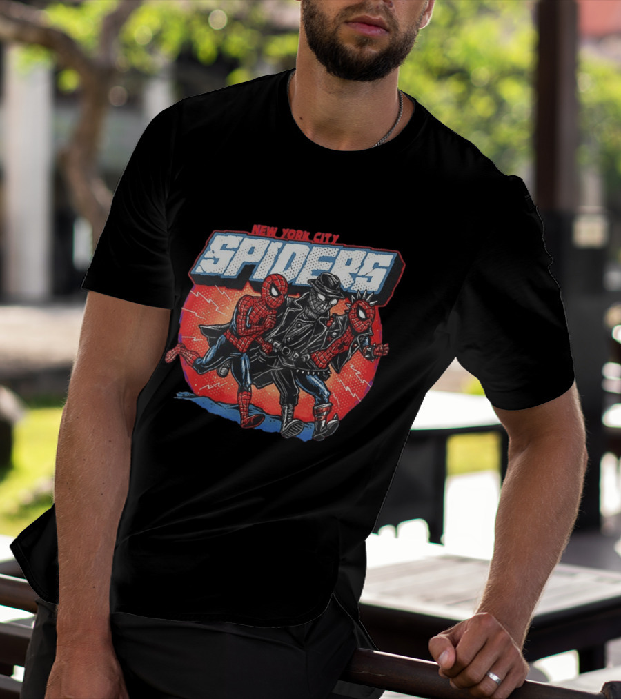 New York City Spiders Spider Man Noir Spider Punk T-Shirt