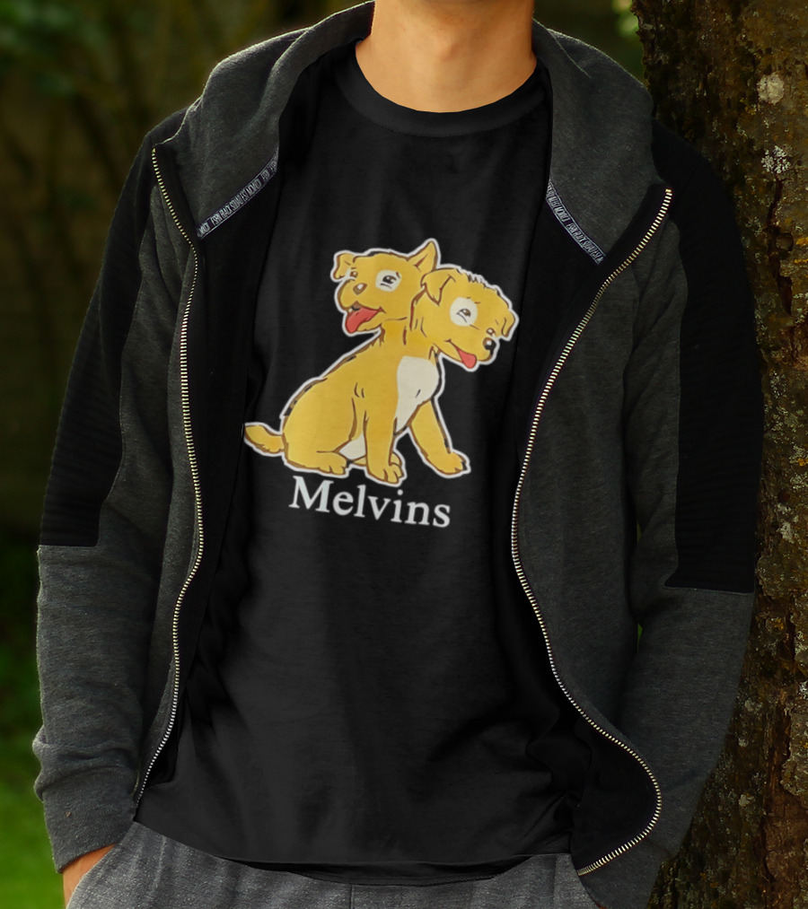 Melvins Two Headed Dog Cartoon T-Shirt