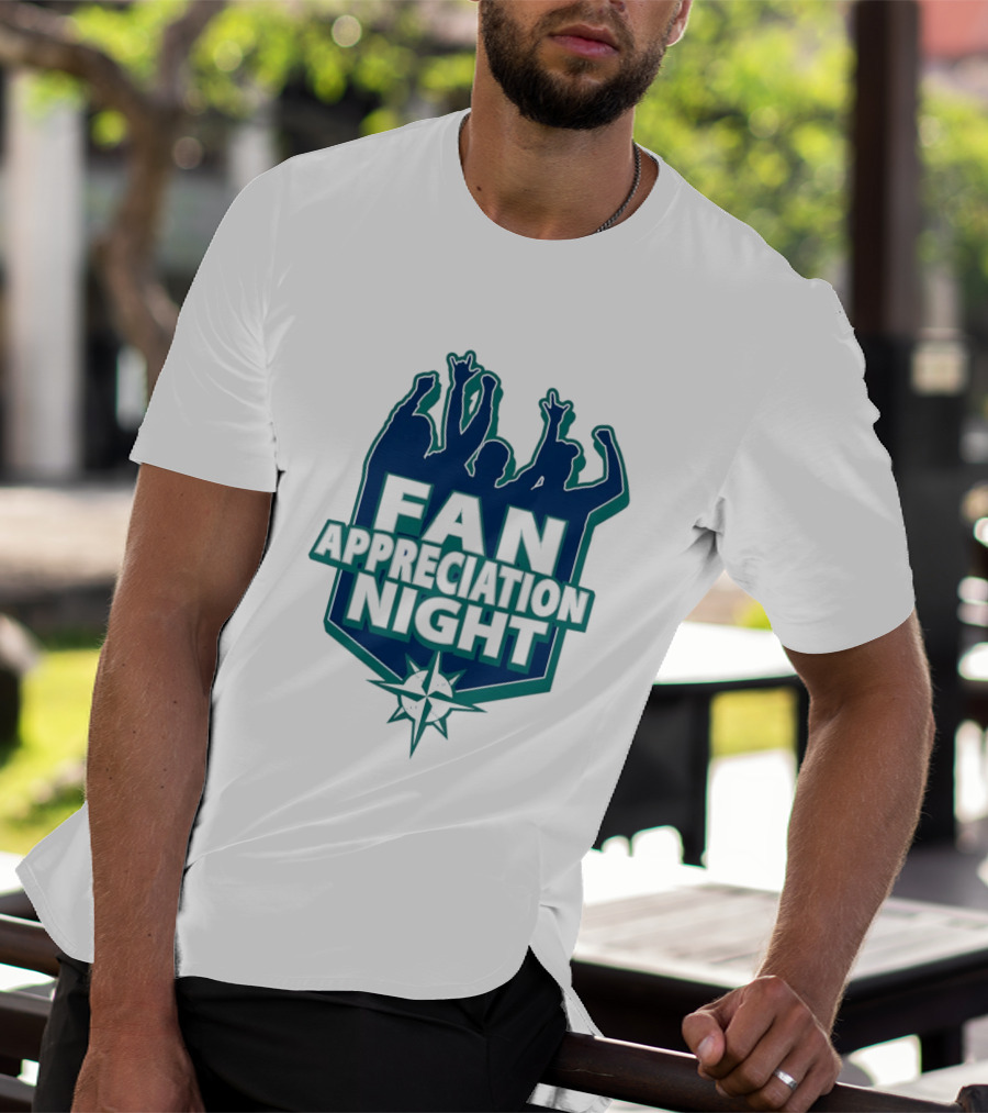 Seattle Mariners Fan Appreciation Night 2026 Baseball Event T-Shirt