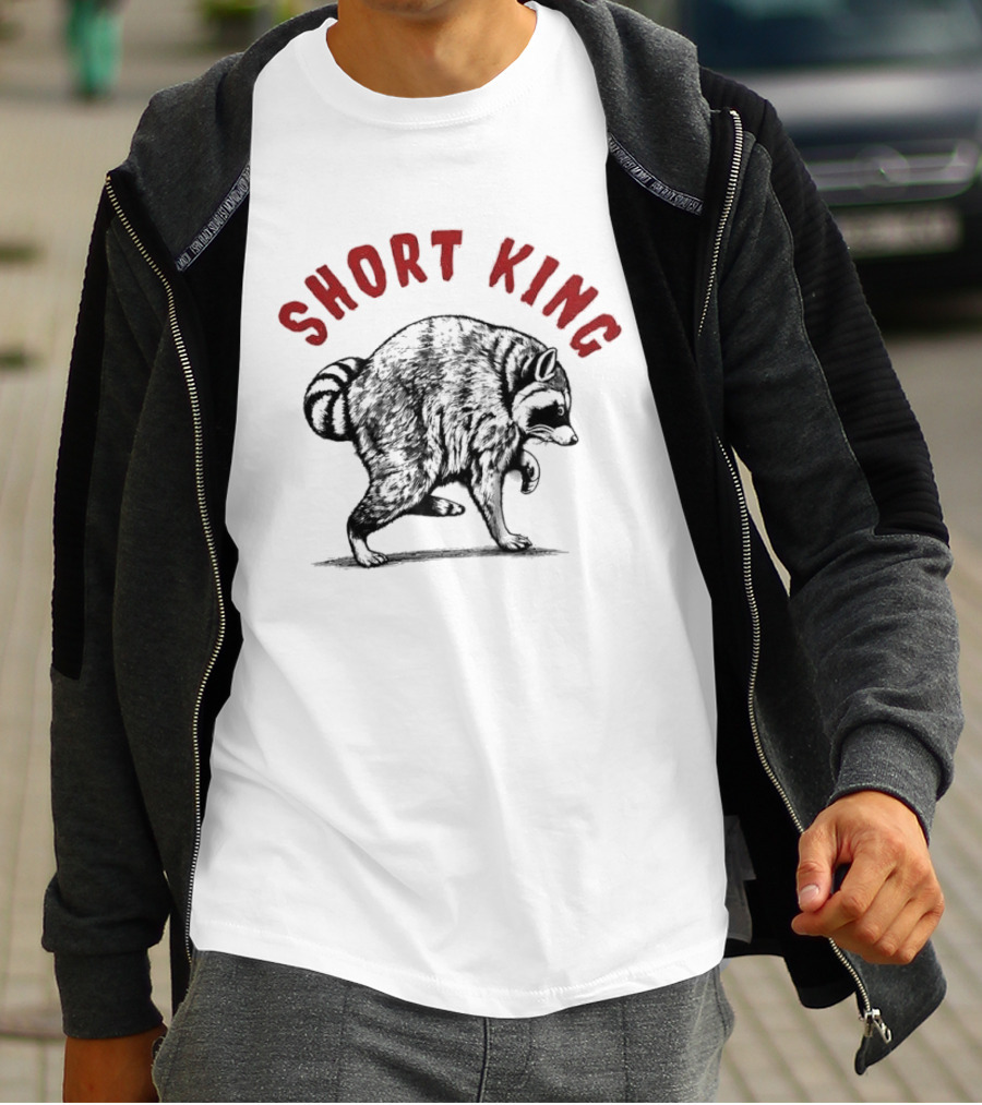 Short King Raccoon Strut T-Shirt