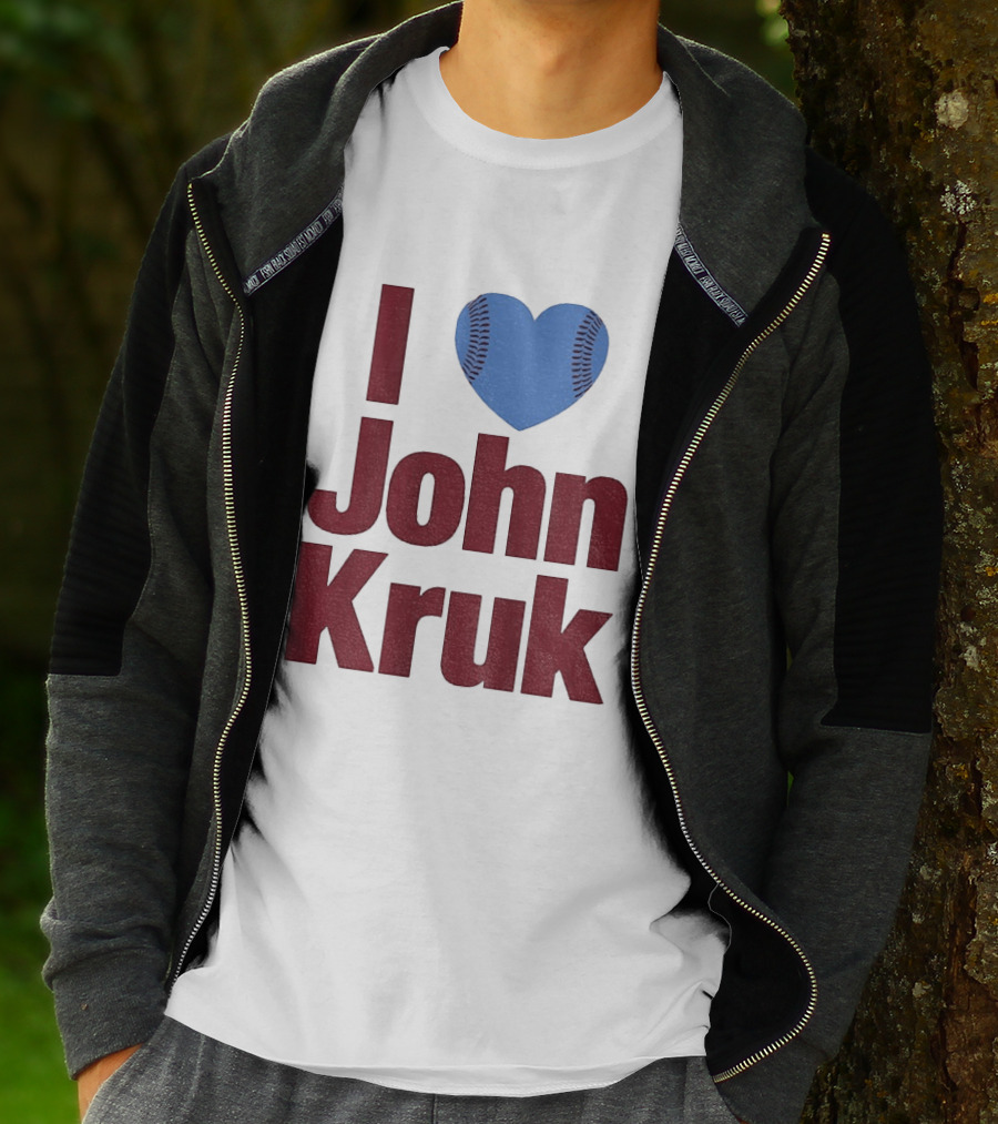 I Heart John Kruk Philadelphia Phillies Baseball MLB 2026 T-Shirt